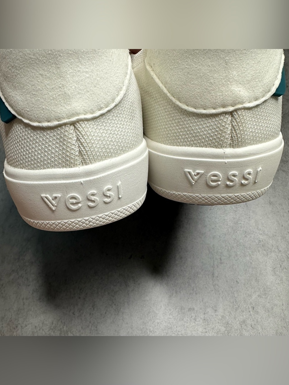 Vessi Off-White Knit Slip-On Sneakers - Picture 5 of 7